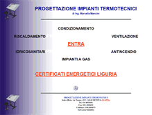 Tablet Screenshot of progettazionetermotecnica.it